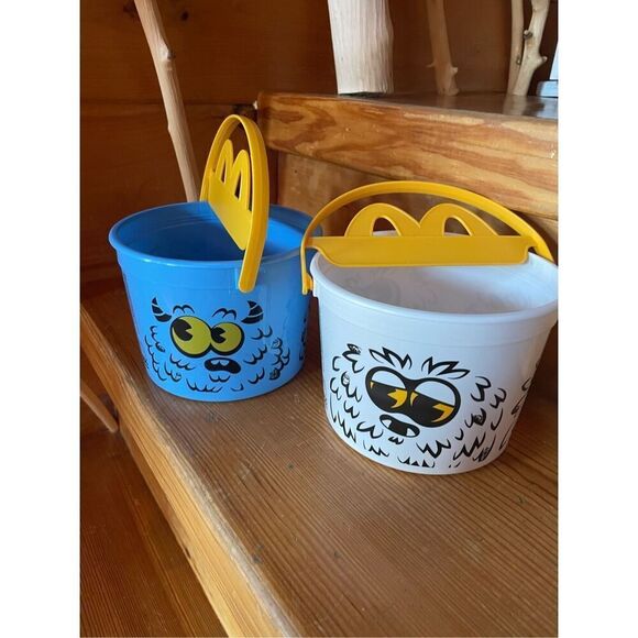 2024 McDONALD'S Halloween Bucket Pail x2 - Picture 1 of 2